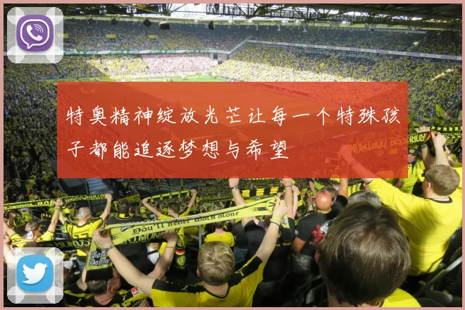 特奥精神绽放光芒让每一个特殊孩子都能追逐梦想与希望
